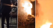 Video: exploto un experimento en una feria de ciencias en Pergamino y dejó más de diez heridos