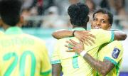 Brasil venció por goleada a Corea del Sur con dobletes de Estevão y Rodrygo