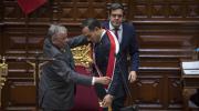 El presidente interino de Perú promete empezar a construir las bases de reconciliación en el país