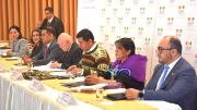 Comisión rechaza proyecto para cesar a vocales electorales y lo deriva al pleno del Senado