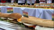 La Paz bate récord mundial con un sándwich de 1.500 huevos de 103 metros