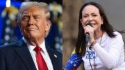 Donald Trump aseguró que María Corina Machado aceptó el Nobel de la Paz “en su honor”