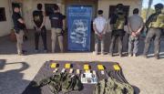 VIDEO. Tres salteños, entre ellos un comandate de Gendarmería nacional, detenidos con cocaína en Santiago del Estero