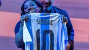 La sorpresiva visita de Simone Biles a la Argentina