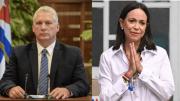 El presidente de Cuba calificó de vergonzoso el Nobel de la Paz 2025 otorgado a María Corina Machado