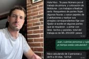 Le ofreció trabajo a un pintor para “darle una mano” pero terminó indignado con el precio que le pidió