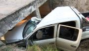 Imprudencia al volante en Orán: tres menores heridas tras caer una camioneta al canal de Dorrego