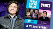 Roban, violan, matan versus Canta, la agresiva encuesta que posteó Javier Milei