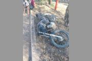 Derrape en el barrio San Pantaleón dejó a un joven con lesiones leves