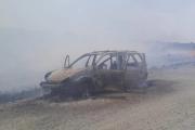 Córdoba: un auto se prendió fuego y ocasionó un incendio en un Parque Nacional