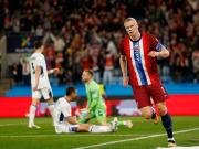 El increíble Haaland lo hizo otra vez: metió un triplete (y falló dos veces un penal) para la brutal goleada de Noruega sobre Israel