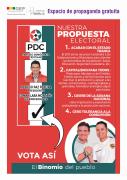 SEGUNDA VUELTA ELECCIONES GENERALES 2025: Conozca el Plan de Gobierno del PDC