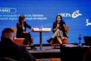 Ana Ortiz moderó un panel de expertos en IA durante la asamblea de ADEPA