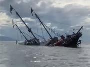 Tristeza en México: se hundió el Marigalante, una réplica de la histórica Santa María, una de las carabelas de Colón