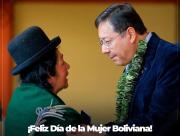 Arce expresa su admiración a las mujeres por ser el pilar de la sociedad y vanguardia de la Revolución Democrática