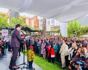 Diputada Yañiquez acompaña los actos oficiales por el aniversario de España