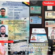 Nueve narcos con papeles bolivianos: “El Chepa”, Marset, “Tía Reyna” y líderes del PCC en la lista