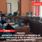 Advierten con exigir la renuncia de los concejales si no se abroga la Ley 490 sobre las planimetrías