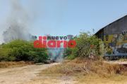 Incendio en Libertad y Sebastián Abalos causó temor en los vecinos