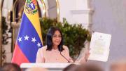 Delcy Rodríguez anunció decreto de conmoción exterio