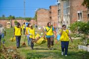 Voluntarios Mormones y el Gobierno Municipal realizan limpieza en cementerios rumbo a Todos Santos