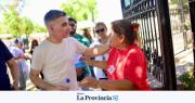 Gramajo volvió a recorrer el sector oeste de Chimbas de cara al 26 de octubre