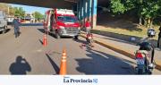 Un motociclista herido, en confuso choque en San Juan