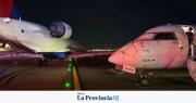 Susto: un herido al chocar dos aviones en un aeropuerto