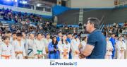 Orrego presidió la apertura del Campeonato Nacional de Judo en San Juan 2025
