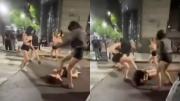 Brutal pelea a la salida de un boliche en La Plata