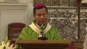 Monseñor: Esta noche tenemos el debate de aspirantes a presidente y esperemos que no sea como el anterior, que no sacamos ninguna conclusión