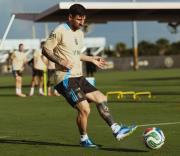 La presencia de Messi es una incognita para el partido del martes