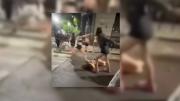 Brutal pelea a la salida de un boliche: dos chicas fueron internadas