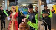 La Selección Boliviana llega a Rusia, su próximo rival