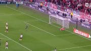 El grosero error de Franco Armani que permitió el gol de Sarmiento y complicó a River en el Monumental