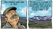 Las lecturas de Don Cipriano, la nueva tira de Chelo Candia en el Voy