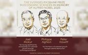 El premio Nobel de Economía 2025 fue otorgado a Joel Mokyr, Philippe Aghion y Peter Howitt