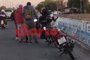 Un motociclista resultó lesionado tras un siniestro en avenida Lugones