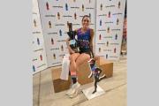 Ivanna Herrera Loto se llevó todos los aplausos en la prueba La Ciudad Corre