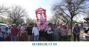 Devoción en la fiesta de la Virgen del Rosario en Lavalle, Mendoza