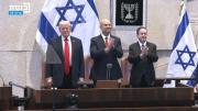 Tras la liberación de los rehenes, Donald Trump fue ovacionado en el Parlamento israelí
