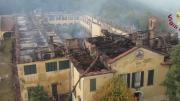 Un incendio arrasó un emblemático monasterio de 400 años de antigüedad