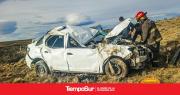 Un hombre resultó herido tras volcar
