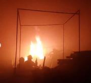 Bomberos de Caracas controlaron voraz incendio que consumió un galpón en El Paraíso