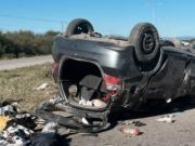 Tragedia en la ruta: volvían de ver el ascenso a Primera de Gimnasia de Mendoza y murieron un bebé y un adolescente