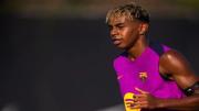 Lamine Yamal volvió a los entrenamientos con Barcelona
