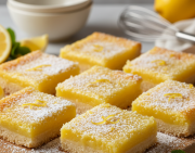 Receta de lemonies sin gluten: cómo preparar cuadraditos de limón sin TACC