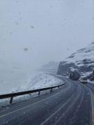 Nevada cubre de blanco la Cumbre y el Senamhi prevé otra más en el sector