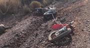 Tres hombres mueren a bordo de una motocicleta tras chocar contra un camión en Potosí, reporta la Policía