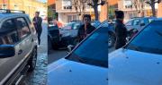 Salió a lavar su vehículo, pero se confundió y lavó el de su vecino y se volvió viral